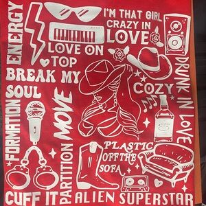 Custom Crafted Beyoncé collage graphic Tshirt